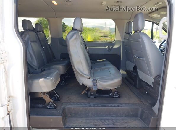 1FBZX2ZM8JKB43079 2018 FORD TRANSIT-350 White Widok naklejki z numerem VIN