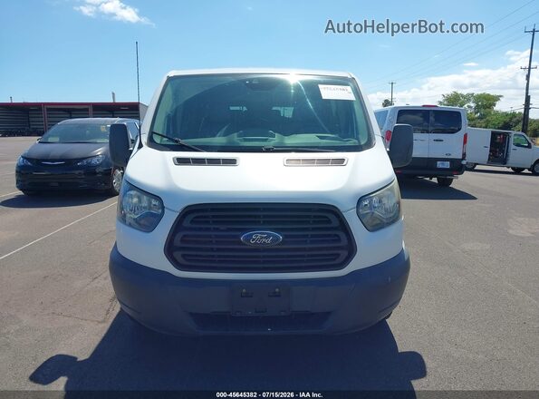 1FBZX2ZM8JKB43079 2018 FORD TRANSIT-350 White Widok wnętrza z tyłu