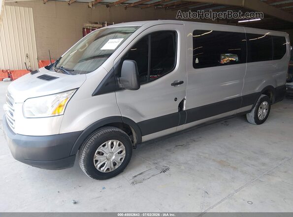 1FBZX2ZM9GKA78607 2016 FORD TRANSIT-350 Gray წინა მარცხენა ხედი სამი მეოთხედიდან