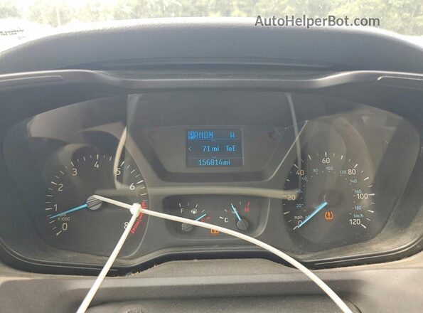1FBZX2ZM9GKA85704 2016 FORD TRANSIT Silver Widok zestawu wskaźników