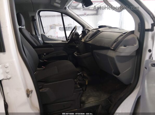 1FBZX2ZM9JKB07224 2018 FORD TRANSIT-350 White Widok wnętrza z przodu