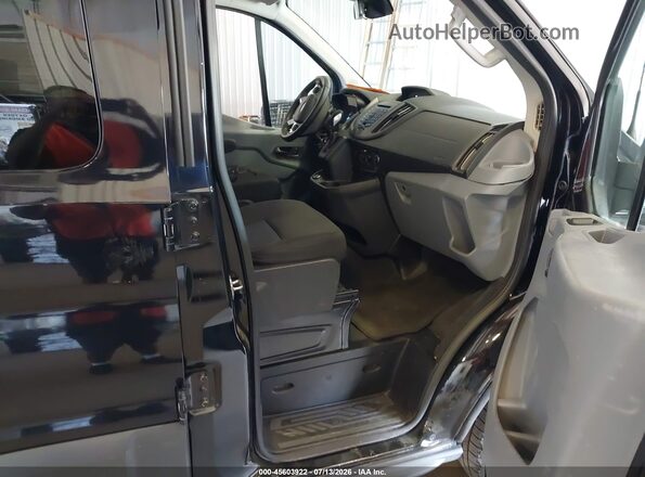 1FBZX2ZM9JKB42667 2018 FORD TRANSIT-350 Black Front interior view