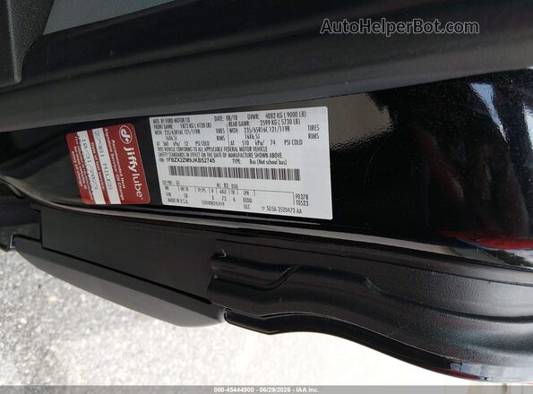 1FBZX2ZM9JKB52745 2018 FORD TRANSIT-350 Black Вид підкапотного простору