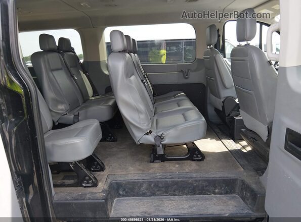 1FBZX2ZM9JKB52955 2018 FORD TRANSIT-350 Black Widok naklejki z numerem VIN