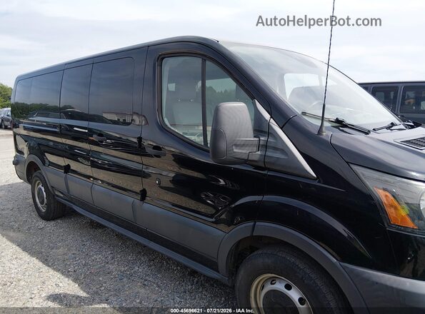 1FBZX2ZM9JKB52955 2018 FORD TRANSIT-350 Black Widok wnętrza z tyłu