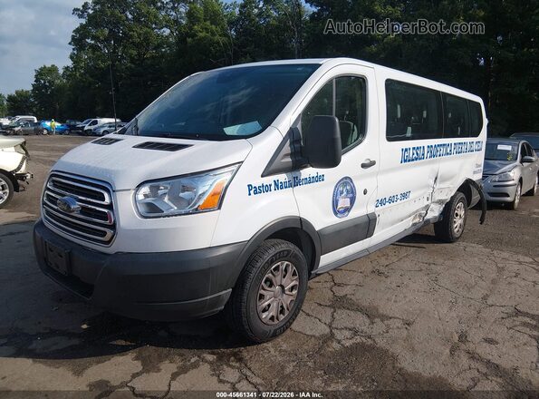 1FBZX2ZM9KKB24333 2019 FORD TRANSIT-350 White Vista tres cuartos delantera izquierda