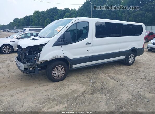 1FBZX2ZM9KKB38376 2019 FORD TRANSIT-350 White Vista tres cuartos delantera izquierda