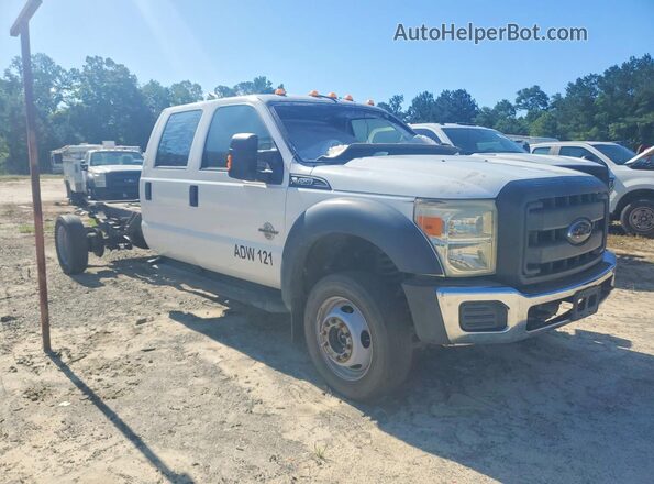 1FD0W4HT3GEB54585 2016 FORD F450 White Передня права чверть