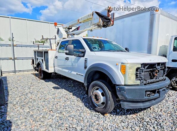 1FD0W5HT0HEB92525 2017 FORD F550 White Передня права чверть