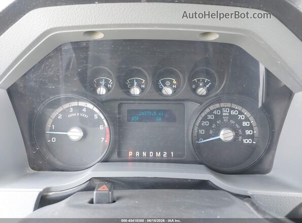 1FD7W2A64GED01505 2016 FORD F-250 White Vista de los asientos traseros