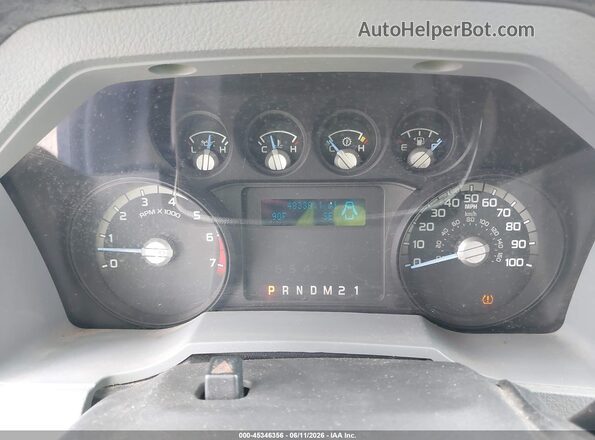1FD7W2A66GED01506 2016 FORD F-250 White Vista de los asientos traseros