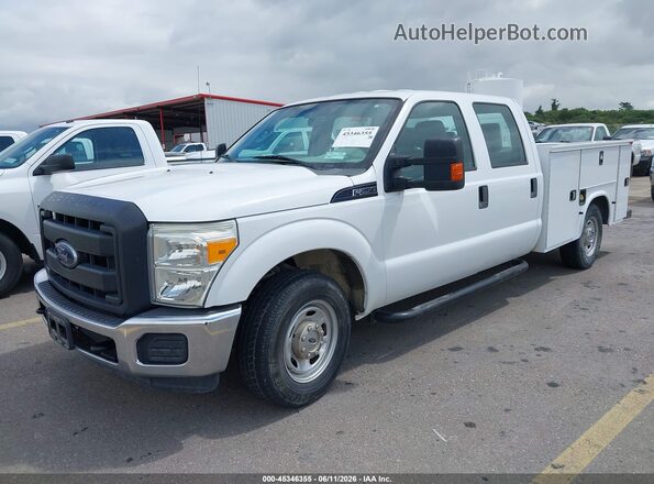 1FD7W2A69GED01502 2016 FORD F-250 Белый Передняя левая четверть