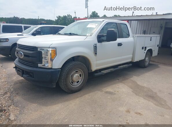 1FD7X2A65HEE07427 2017 FORD F-250 White წინა მარცხენა ხედი სამი მეოთხედიდან