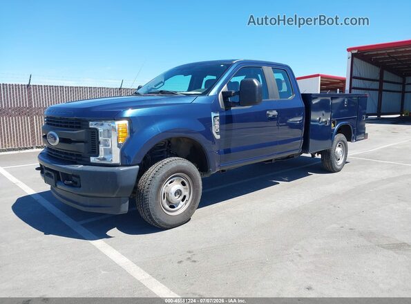 1FD7X2B60HEE29043 2017 FORD F-250 Dark Blue Vista tres cuartos delantera izquierda