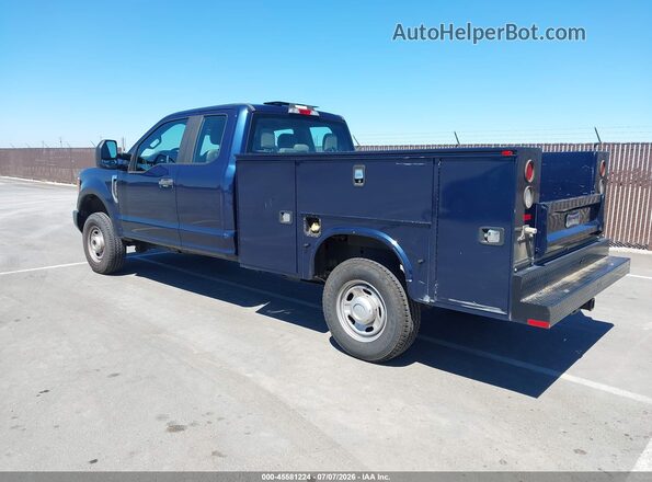 1FD7X2B60HEE29043 2017 FORD F-250 Dark Blue Trasero izquierdo