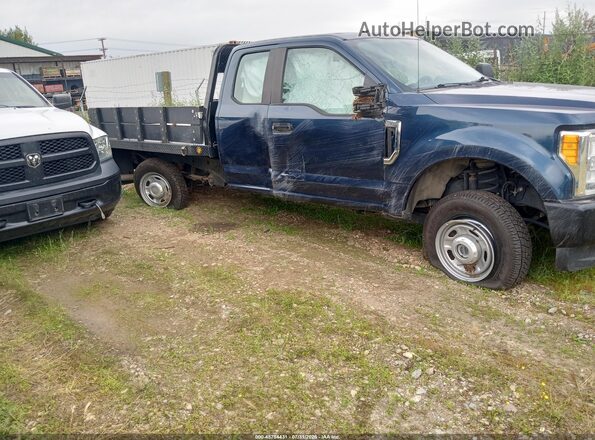 1FD7X2B64HEE21110 2017 FORD F-250 Blue Widok zestawu wskaźników