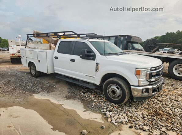 1FD8W3GT5NEC70916 2022 FORD F350 Белый Передняя правая четверть