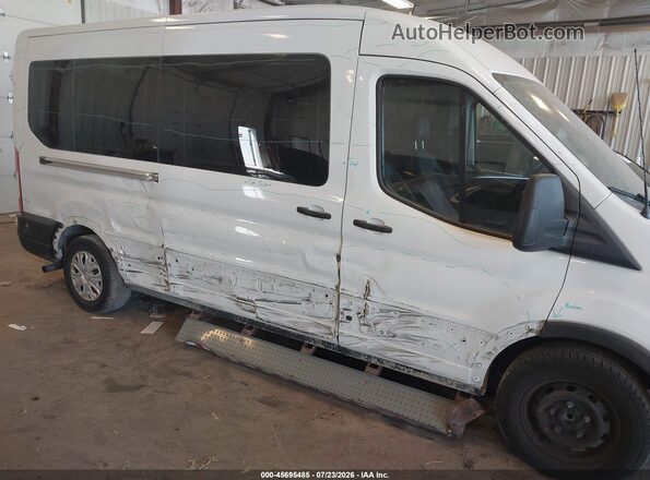 1FDAX2C80LKA14112 2020 FORD TRANSIT-350 White Widok z przodu