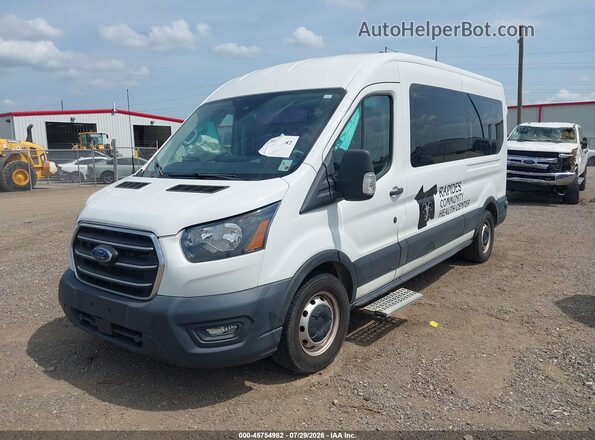 1FDAX2C8XLKA16935 2020 FORD TRANSIT-350 Белый Передняя левая четверть