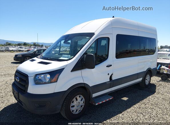 1FDAX2X82LKA88996 2020 FORD TRANSIT-350 White Vista tres cuartos delantera izquierda