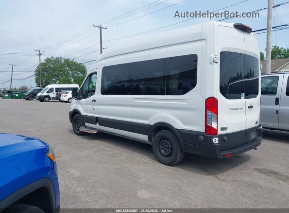1FDAX2X87LKB09034 2020 FORD TRANSIT-350 White Trasero izquierdo