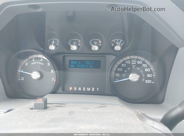 1FDBF2A65GED31137 2016 FORD F-250 White Вид задніх сидінь