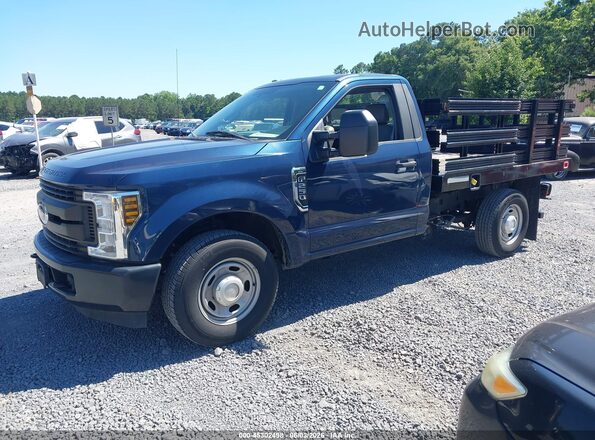 1FDBF2A68KEF82078 2019 FORD F-250 Dark Blue Передняя левая четверть