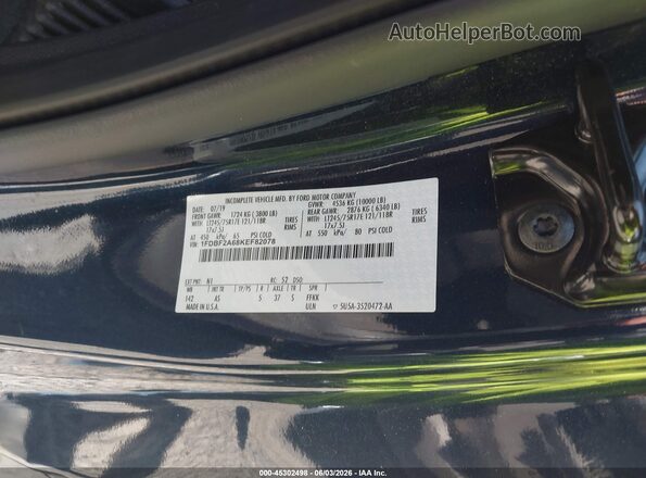1FDBF2A68KEF82078 2019 FORD F-250 Dark Blue Вид подкапотного пространства