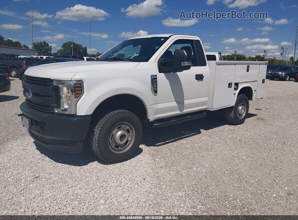 1FDBF2B60KEF82171 2019 FORD F-250 White Առջևի ձախ երեք քառորդ տեսարան