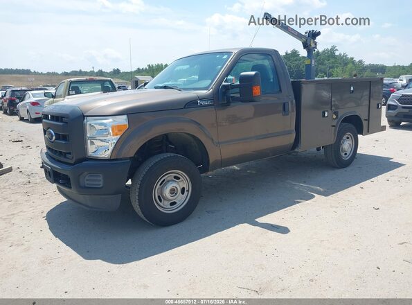 1FDBF2B68GEC46520 2016 FORD F-250 Brown Передня ліва чверть