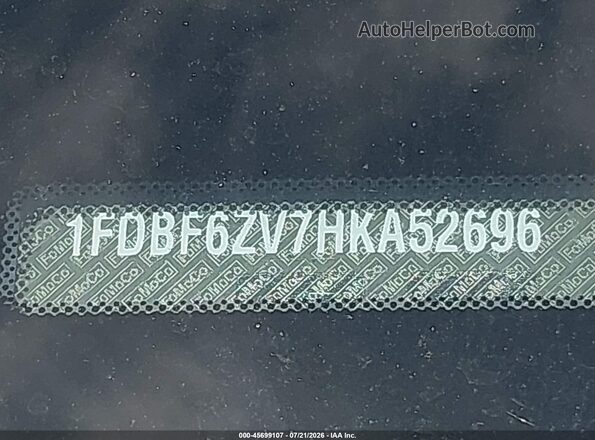 1FDBF6ZV7HKA52696 2017 FORD TRANSIT-350 White Вид підкапотного простору