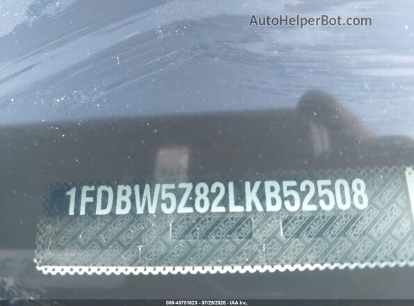 1FDBW5Z82LKB52508 2020 FORD TRANSIT-350 White Շարժիչի բաժամունքի տեսք