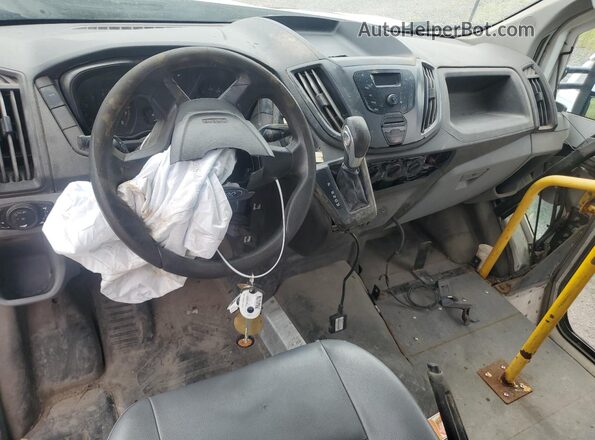 1FDES8PM1KKB41136 2019 FORD TRANSIT White Առջևի վահանակի տեսք