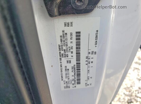 1FDRF3HT0NDA08570 2022 FORD F350 Белый Вид подкапотного пространства