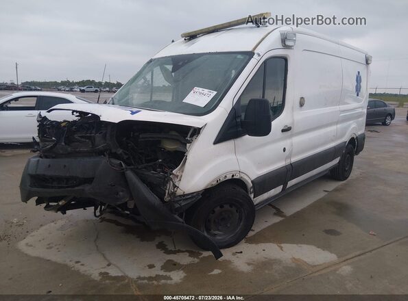 1FDYR2CM7JKA24624 2018 FORD TRANSIT-250 Белый Передняя левая четверть