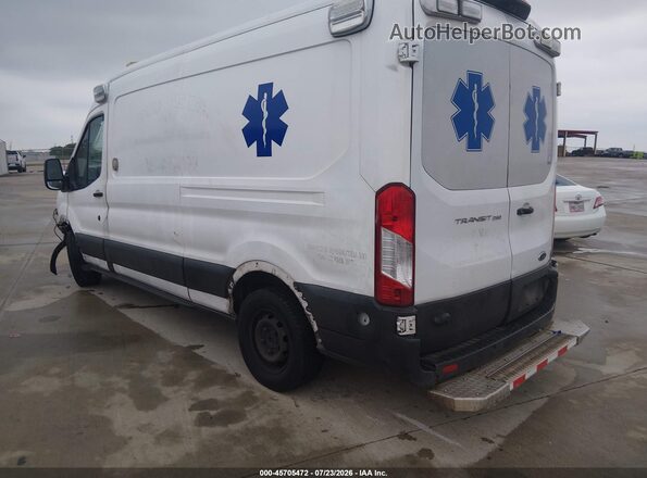 1FDYR2CM7JKA24624 2018 FORD TRANSIT-250 Белый Задняя левая четверть