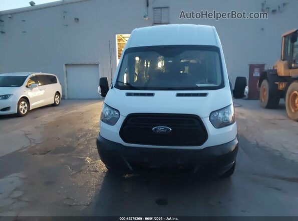 1FDZX2XM1KKB61144 2019 FORD TRANSIT-350 White Սարքավորումների վահանակի տեսք