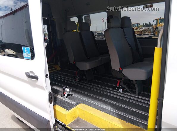 1FDZX2XM2KKB72833 2019 FORD TRANSIT-350 White Vista de la etiqueta del VIN