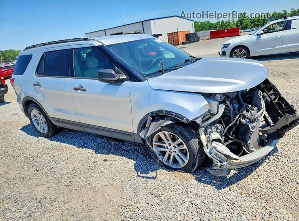1FM5K7B80HGE28113 2017 FORD EXPLORER Gray Delantero derecho