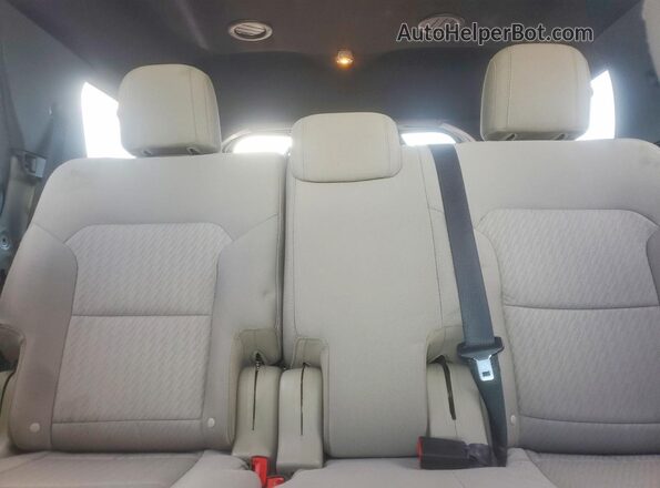 1FM5K7B80JGB08070 2018 FORD EXPLORER White უკანა სავარძლების ხედი