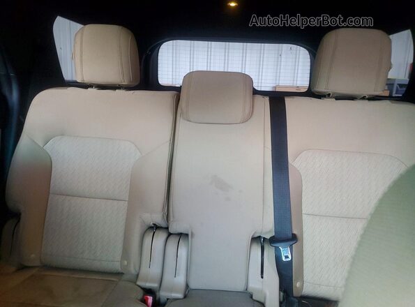 1FM5K7B81GGA93412 2016 FORD EXPLORER Черный Вид задних сидений