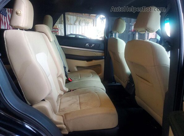 1FM5K7B81GGA93412 2016 FORD EXPLORER Черный Вид задней части салона