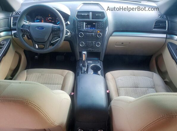 1FM5K7B81GGA93412 2016 FORD EXPLORER Черный Вид панели приборов