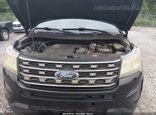 1FM5K7B81GGD04284 2016 FORD EXPLORER Black Հետևի տեսք