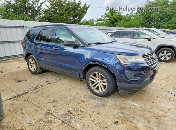 1FM5K7B81HGC58215 2017 FORD EXPLORER Blue Front right