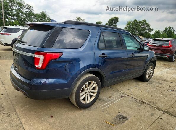 1FM5K7B81HGC58215 2017 FORD EXPLORER Blue Rear right