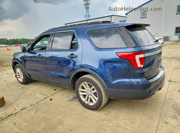 1FM5K7B81HGC58215 2017 FORD EXPLORER Blue Rear left