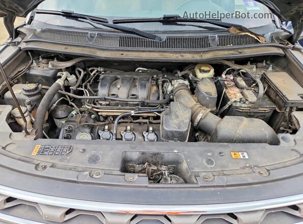 1FM5K7B81HGC58215 2017 FORD EXPLORER Blue Engine compartment view