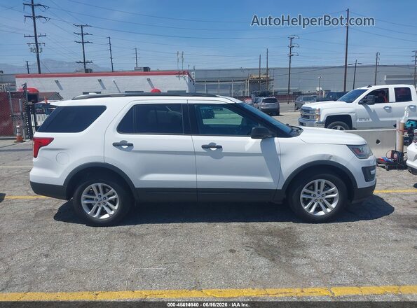1FM5K7B81HGD58766 2017 FORD EXPLORER White Rear interior view