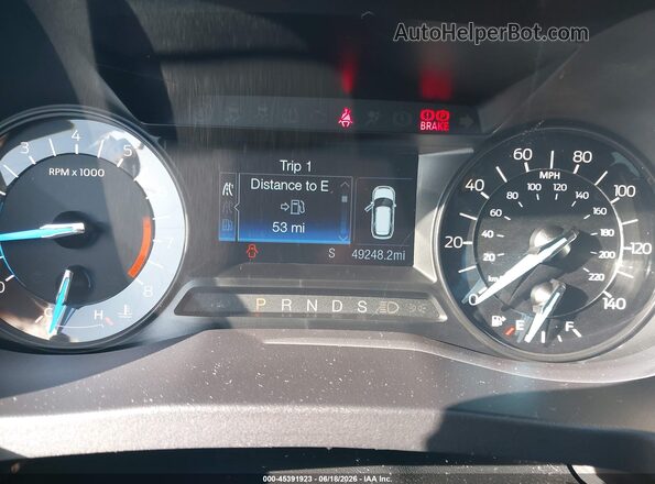 1FM5K7B81JGC45129 2018 FORD EXPLORER White Vista de los asientos traseros